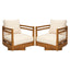 Outdoor Smooth Swivel Chair With Cushions