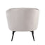 Claire - Contemporary / Glam Chair - Black / Silver