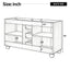 Bathroom Vanity Cabinet Only, 3 Drawers 4 Doors, Soft Close, Adjustable Shelf - Wood