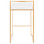 Fuji - Contemporary / Glam Design Counter Stool (Set of 2)