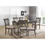 Claudia II - Weathered 7 Pieces Dining Room Set - Gray