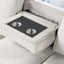 Estelle - Fabric Reversible Sleeper Sectional With Storage Chaise Drop-Down Table 2 Cup Holders And 2 USB Ports