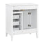 Bathroom Vanity With Sink, Freestanding Design, Soft Close Doors & Drawers - White