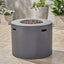 Round Iron Fire Pit With 40, 000 Btu
