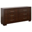 Polk - 5 Piece Queen Bedroom Set - Cappuccino