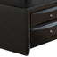 Modern Design Storage Bed With Bookcase Headboard
