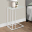 Accent Table, C - Shaped, Tempered Glass, Stylish Design Contemporary & Modern
