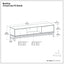 Banting - Low TV Stand - Walnut Brown