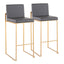 Fuji - Contemporary Design High Back Barstool