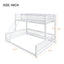 Bunk Bed With Ladder And Safety Guardrails