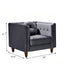 Chesterfield Accent Tufted Square Arm Side Chair