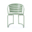 3 Piece Elegant Outdoor Bistro Set With 2 Chairs And Oval Table