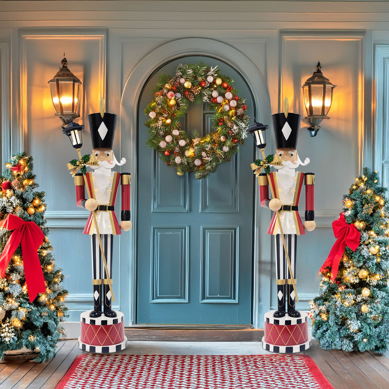 Classic Nutcracker Holiday Decor With Timeless Design And Durable Construction - Red
