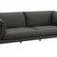 Tadi - Top Grain Leather Sofa - Black