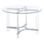 Uptown - 5 Piece Round Dining Set - Chrome