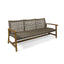 Outdoor 3 Seater Sofa With Rattan Cover - Gray
