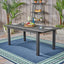 Outdoor Expandable Dining Table With Square Legs