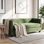 3 Seater Sofa Upholstery With Square Arms, Living Room Couch