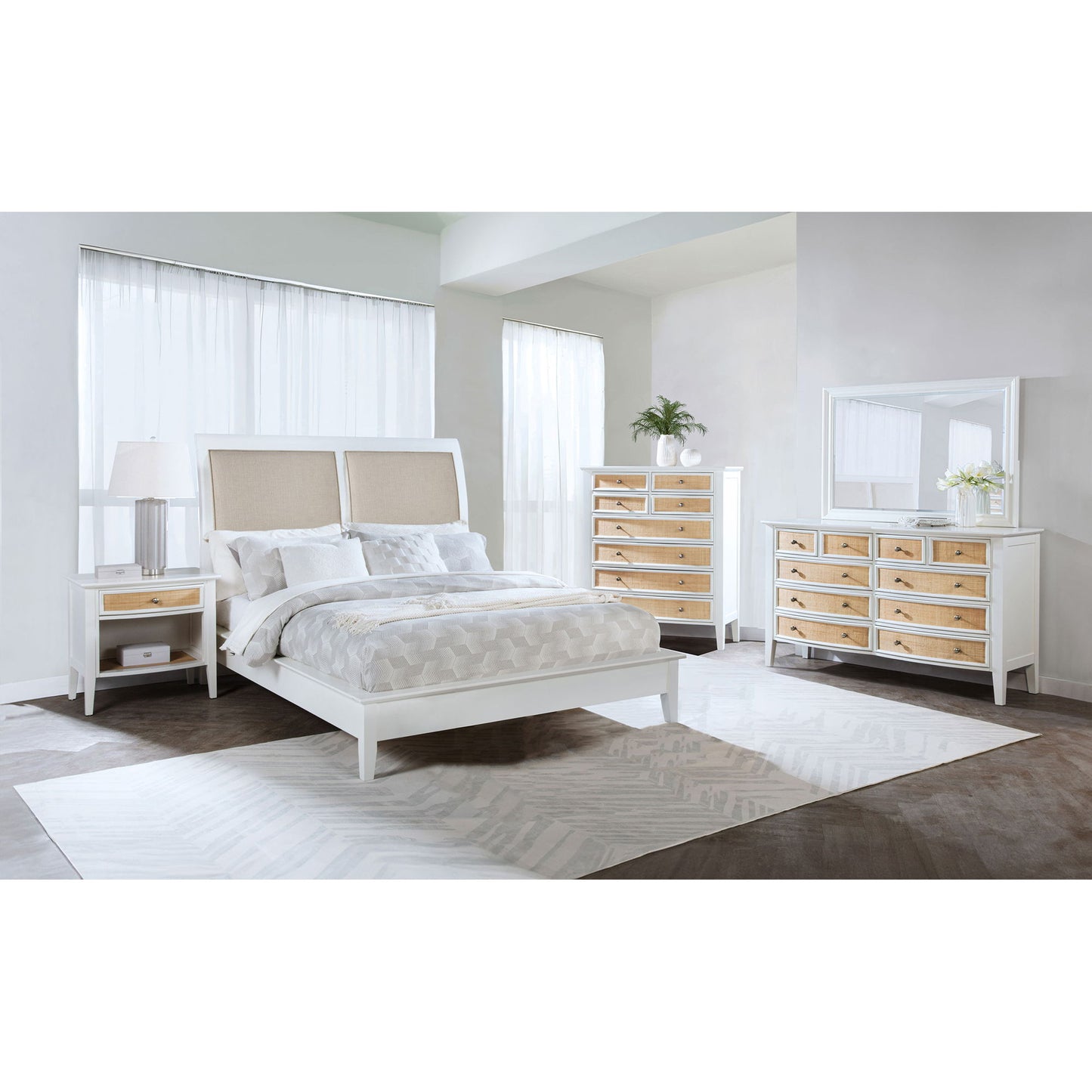 Talia - 1 Drawer Nightstand - White