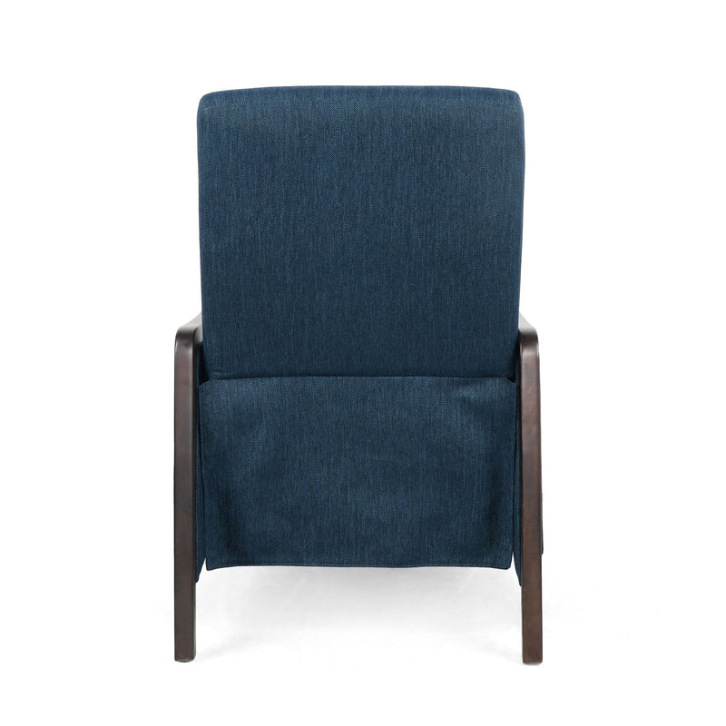 Drury - Contemporary Fabric Upholstered Pushback Recliner