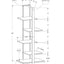 Bookshelf, Bookcase, Etagere, 5 Tie For Office, Contemporary & Modern