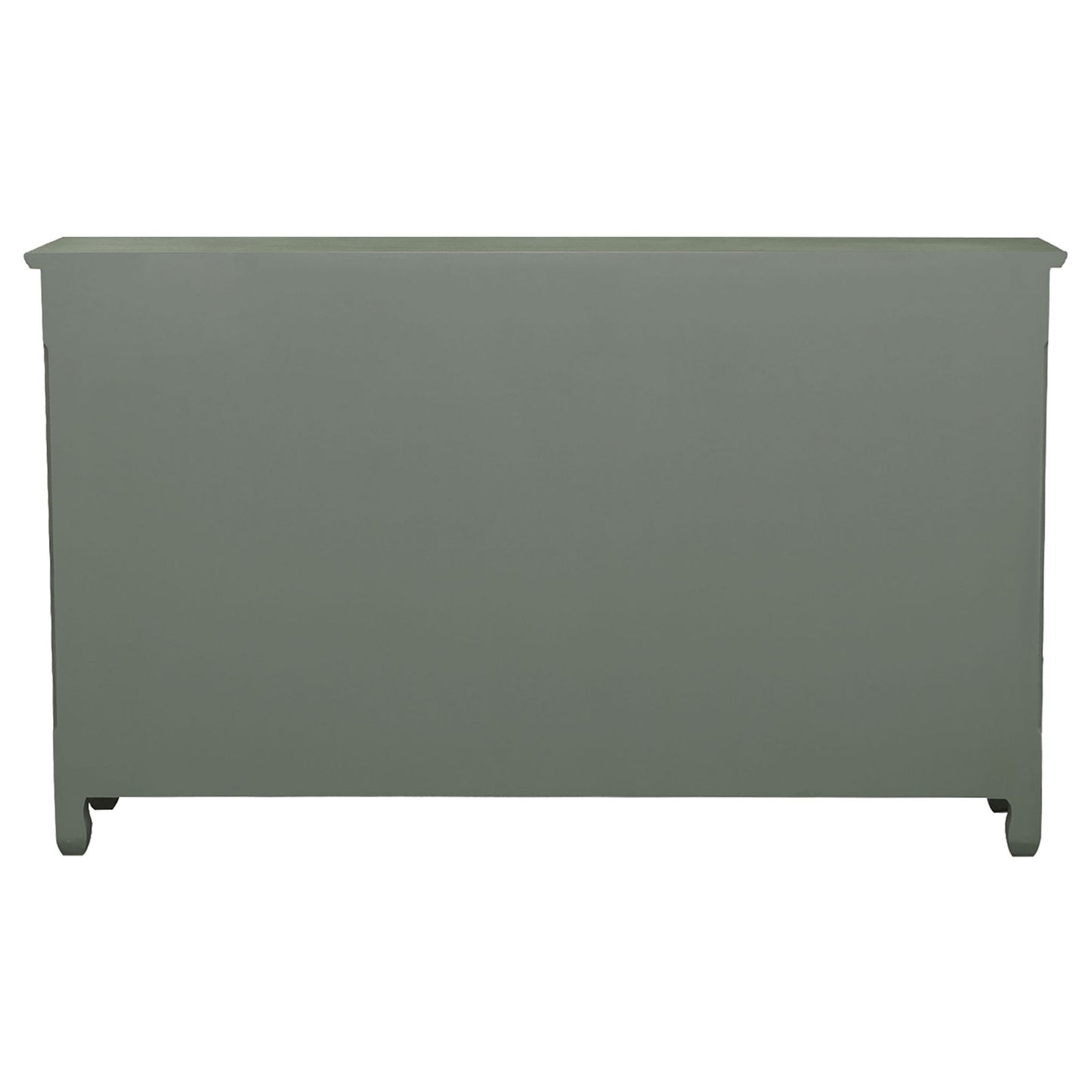 Naomi - 3 Drawer Scrollwork Accent Cabinet - Green