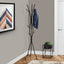 Coat Rack, Hall Tree, Free Standing, 11 Hooks, Entryway, Contemporary & Modern