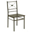 5 Piece Rectangle Dining Set With Tubing Base