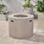 Round Iron Fire Pit With 40, 000 Btu