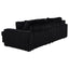 Clifford - Upholstered Dual Power Chaise Sofa - Black