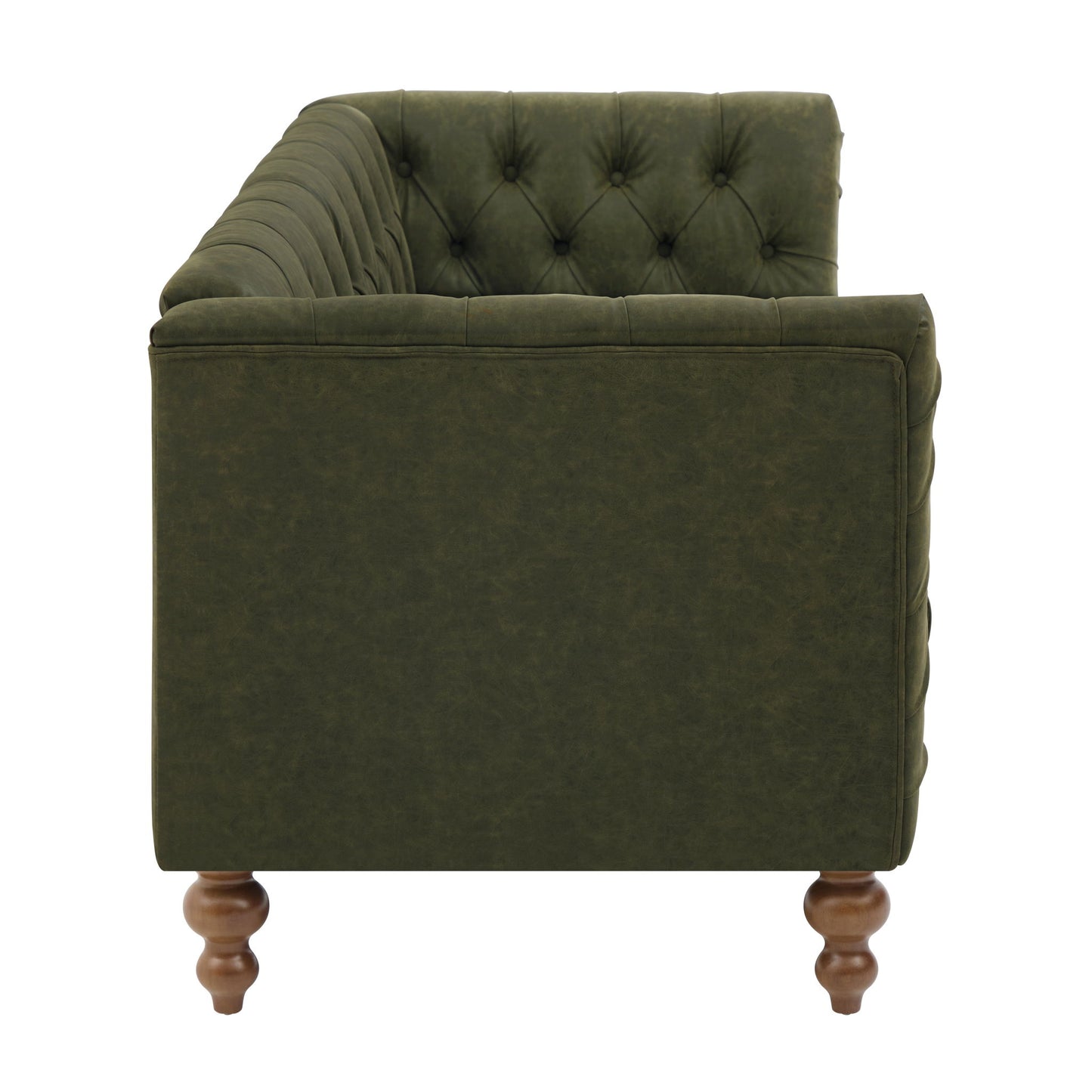 Chesterfield Sofa With Flared Arms For Living Room