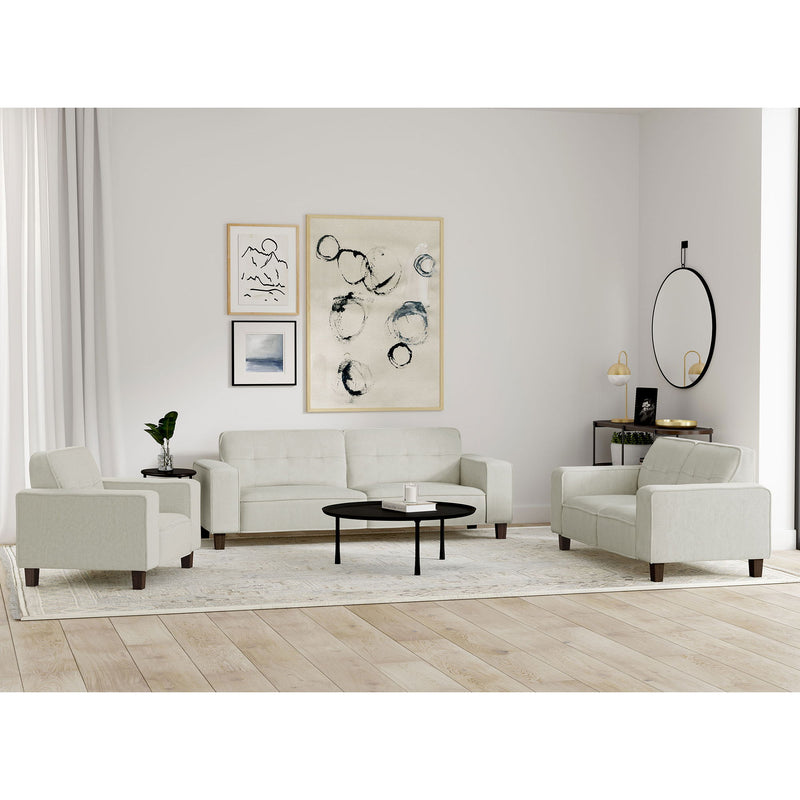 Evoke - Upholstered Tufted Sofa - Greige