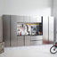 Nova Series - Garage Cabinet Set A With Soft Closing Doors - Metallic Gray