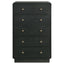 Burton - 5 Drawer Chest Of Drawers - Black