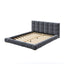 Upholstered Platform Bed Frame With Tufted Headboard
