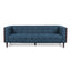 Contemporary Mid-Century Charm 3 Seater Sofa With Button Tufted Waffle Stitching