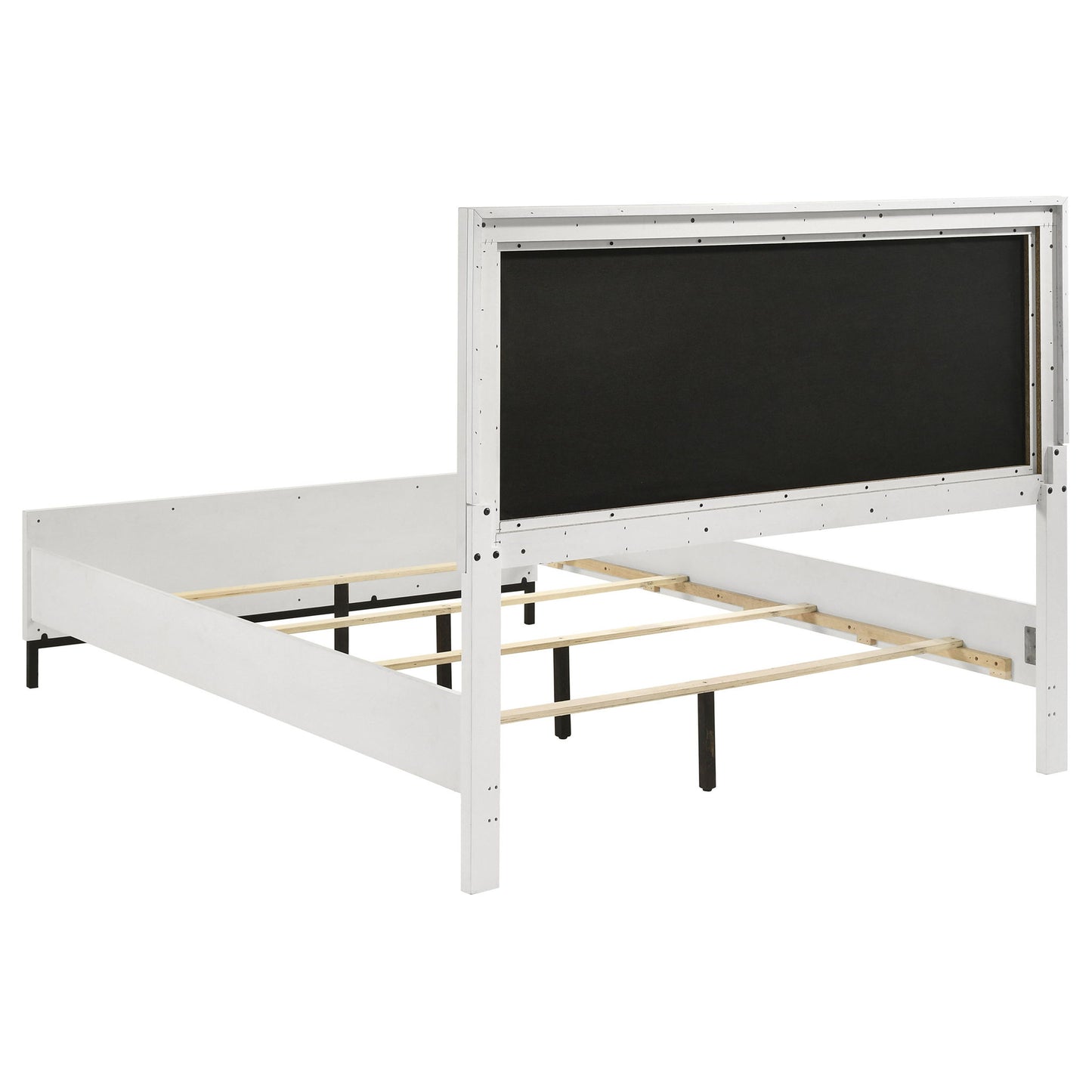 Taraval - Queen Upholstered Panel Bed - White