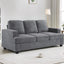 Modern Sofa, Comfortable 3 Seater Couch With Deep Seating, Loose Back Cushions, Wide Arms