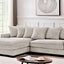 Luxe - Oversized 2 Piece Sectional Couches For Living Room, L Shaped Sofa With Chaise