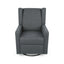 Landau Contemporary Fabric Upholstered Swivel Recliner