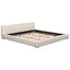 Stylish Upholstered Bed With Birch Wood Frame