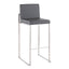 Fuji - Contemporary And Modern Elegance High Back Barstool