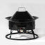 Propane Gas Fire Pit Table, 50000 Btu Round For Outside Patio - Black