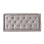 Dean - Fabric Storage Wide Tufted Rectangle Ottoman - Gray