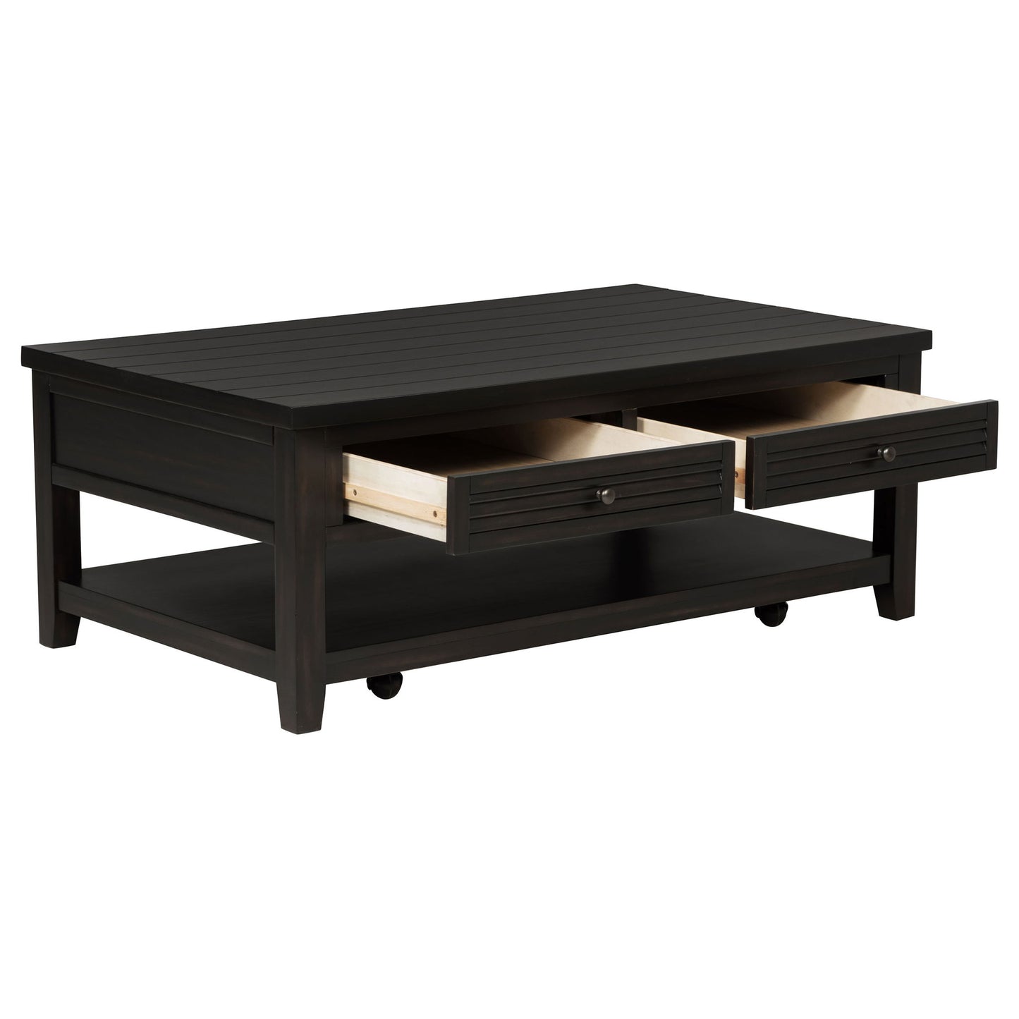 Sutter - 2 Piece Coffee And End Table Set - Dark Brown