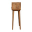 Curved Chestnut Console Table