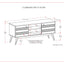 Clarkson - Low TV Stand - Rustic Natural Aged Brown