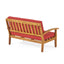 Outdoor Chat Set With Coffee Table And Loveseat