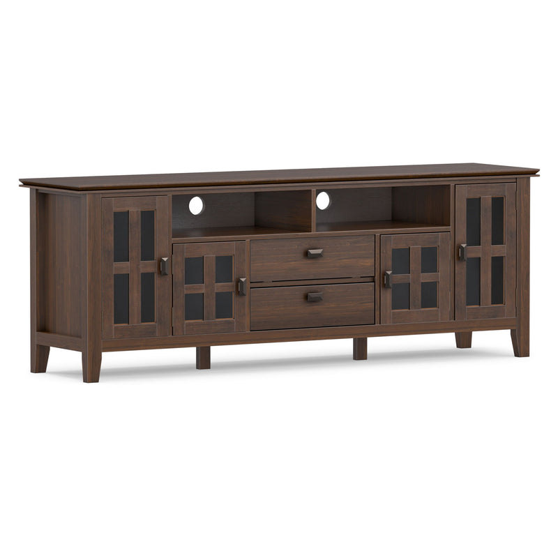 Artisan - TV Media Stand - Natural Aged Brown