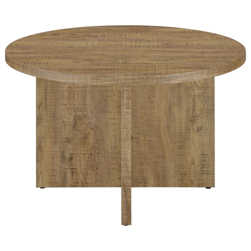 Larrabee - Mesa de comedor redonda - Color mango